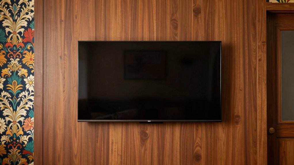 paneling enhances lighting ambiance