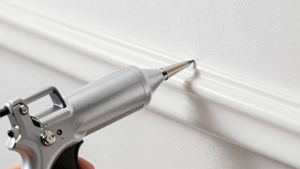 precise caulking application technique