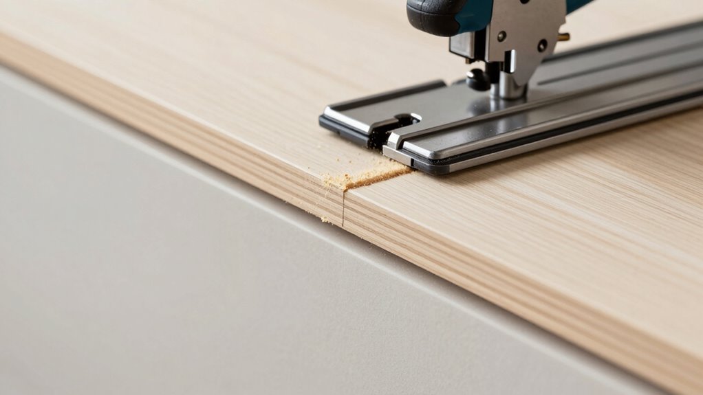 precise cuts for clean edges