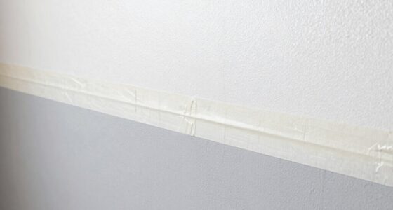 precise masking for sprayed walls