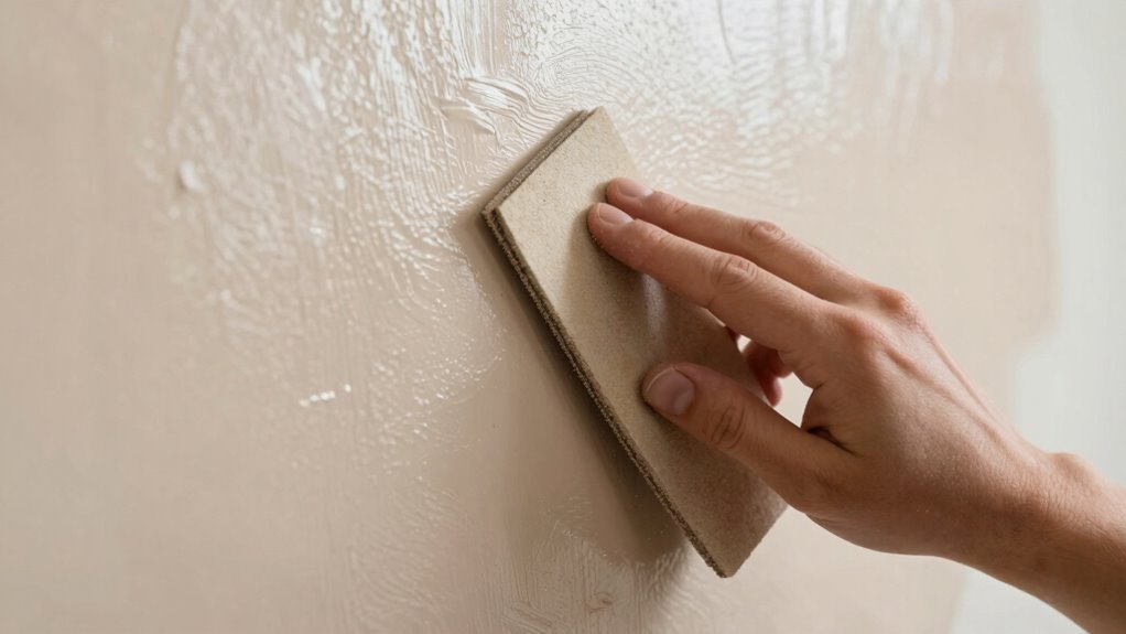 prepare glossy walls properly