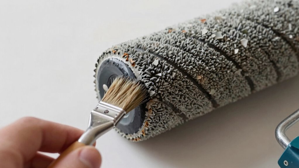 preventing roller edge buildup