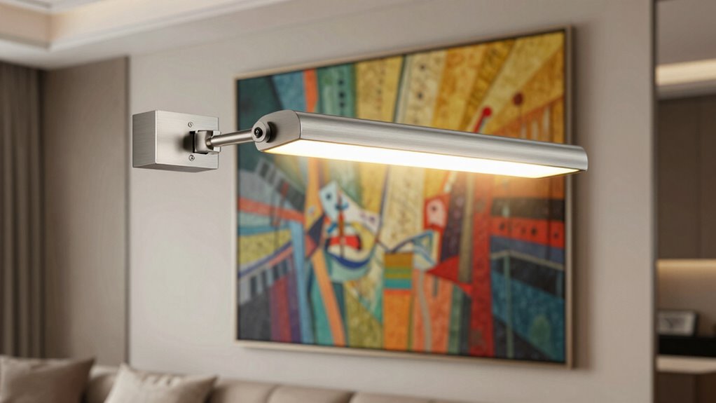 proper large art lighting placement