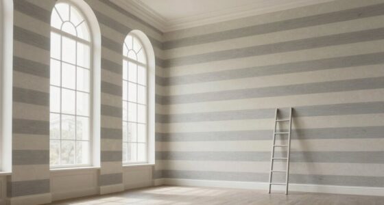 proportional wallpaper for tall rooms