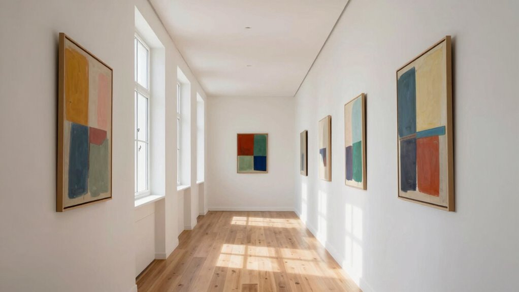 rhythm through light spacing