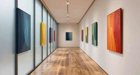 rhythmic lighting and spacing