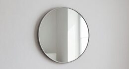 round mirrors soften edges