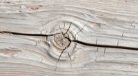 seasonal ground crack pattern