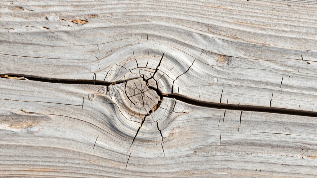 seasonal ground crack pattern