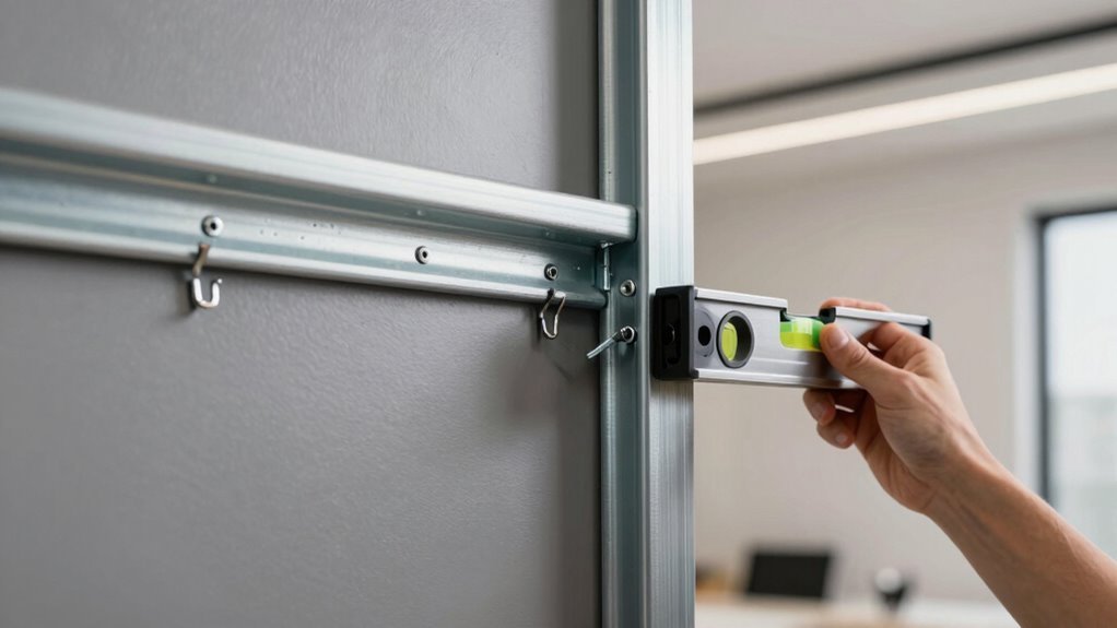 securely hang art accurately
