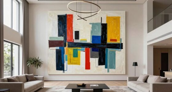 selecting proportionate wall art