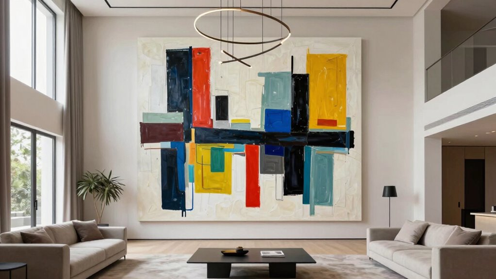 selecting proportionate wall art