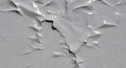 shiny texture reveals flaws