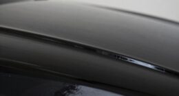 smooth dark paint finish