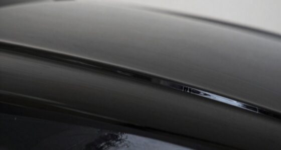 smooth dark paint finish
