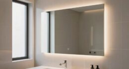 softening bathroom mirror shadows