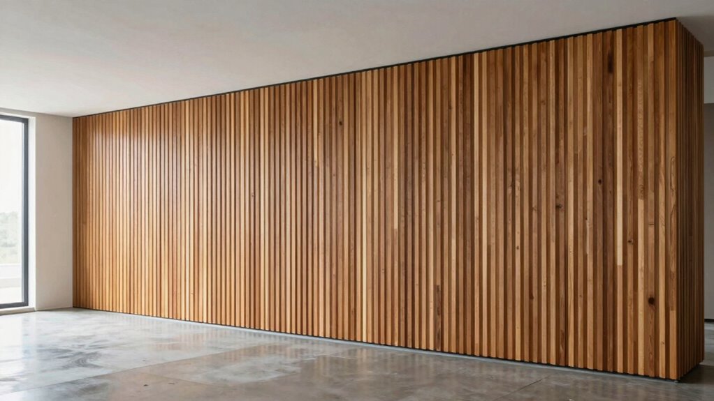 striking full height wall design