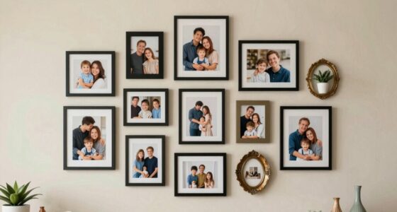 styled curated family displays
