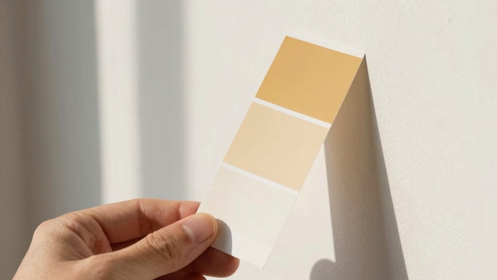 test paint undertones carefully