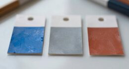 test paint with samples