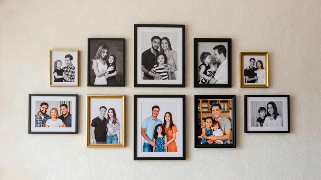 thoughtful cohesive family display