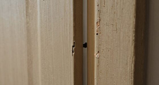 unsealed door gaps