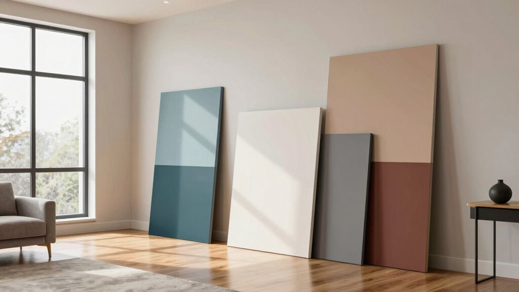 use large sample boards