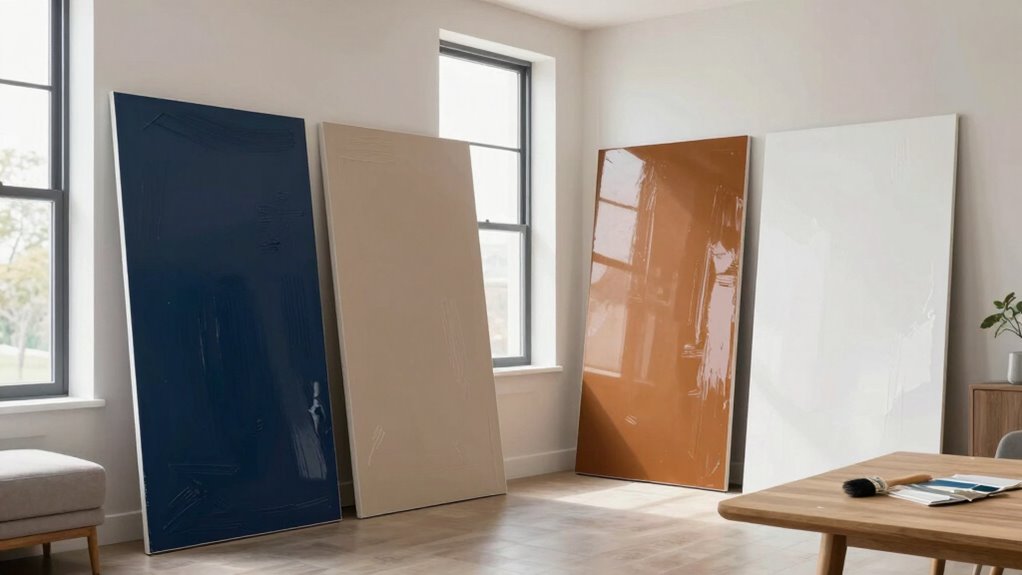 use large sample boards