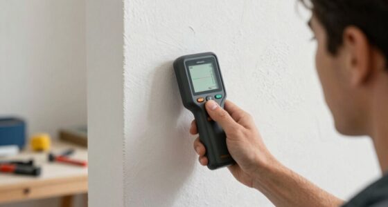 verify wall scanner readings
