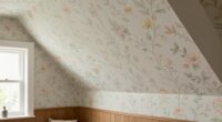 wallpaper tips for sloped ceilings