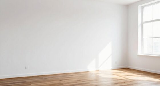 white paint with warm floors