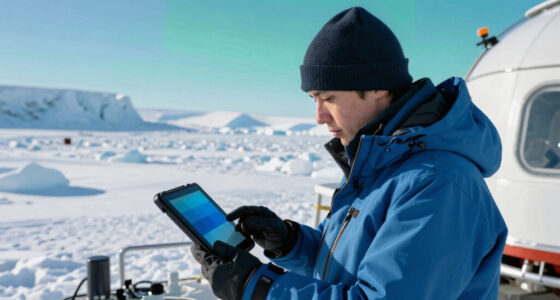 4 shades of blue in Antartica by David Burdeny