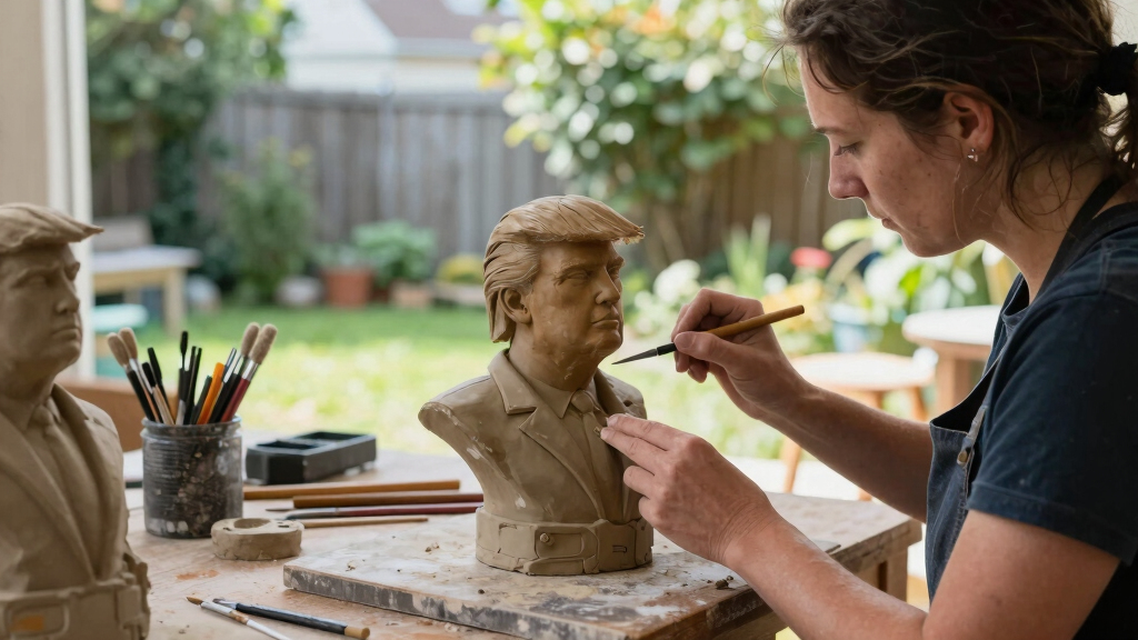 Artists behind Trump statues on the Mall create video game to protest Iran war