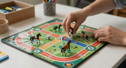 My new obsession: A horse-racing board game of pure luck