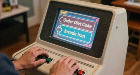 Trump given option to ‘order Diet Coke’ or ‘invade Iran’ in arcade game at D.C. memorial