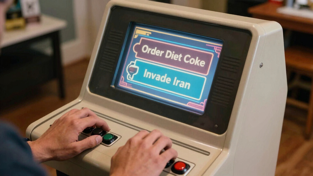 Trump given option to ‘order Diet Coke’ or ‘invade Iran’ in arcade game at D.C. memorial