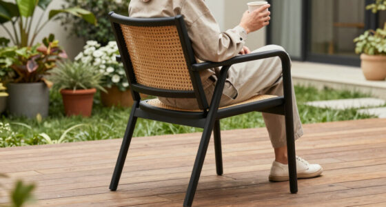 ALDI Just Dropped a Chic $50 Mid-Century Outdoor Chair That Looks Like Styles I’ve Seen for $300