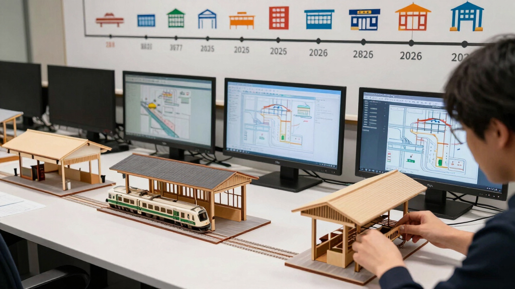 All 9,300 Japanese train station, animated by the year it opened (1872–2026)