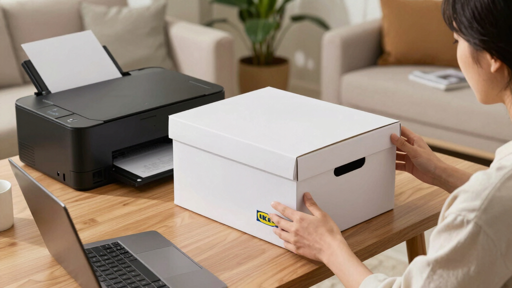 IKEA Storage Box Just Happens To Make Great Printer Cover