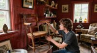 Inside a Vintage Dealer’s Little Red Cottage in the Swedish Countryside