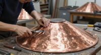 sculptural copper canopy tops micro-landmark community hub in tokyo by nikken sekkei