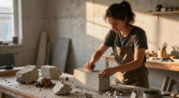 urbi et orbi upcycles industrial rubble into contemporary concrete monoliths