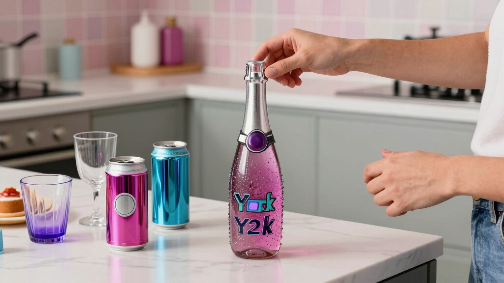 Y2K-Themed Sparkling Water Campaigns