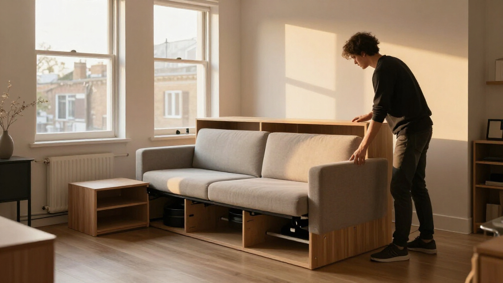 A 489-Square-Foot London Apartment Feels Twice Its Size, Thanks To Its Layout