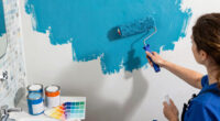 A Color Consultant Turned a Bedroom Into a Bold Bathroom