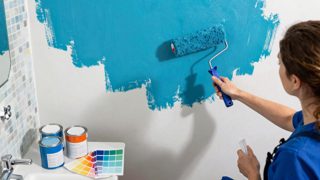 A Color Consultant Turned a Bedroom Into a Bold Bathroom
