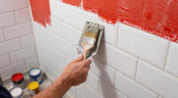 A Dingy Bathroom Gets A Bright, Farmhouse Redo In 5 Days For Only $800