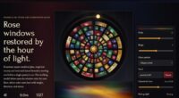 Rosarium Atelier | Cathedral Rose Window Restoration — Procedural SVG Generation (FABLE/175, room 32)