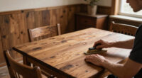 She Kept the Original Wood Paneling, and the Living Room Feels Cozy