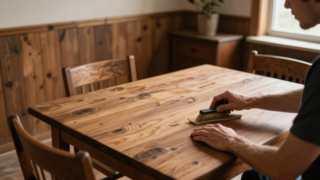 She Kept the Original Wood Paneling, and the Living Room Feels Cozy